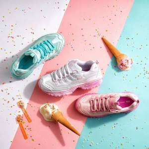 降83元！Skechers 斯凱奇 ENERGY 女士厚底老爹鞋運(yùn)動鞋 88888410