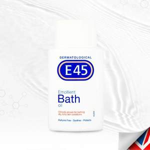 英国干性肌肤护理专家，E45 滋润沐浴油 500ML