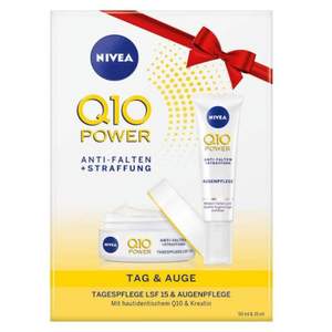 Nivea 妮维雅 Q10 Power 抗皱修护2件套礼盒（日霜50ml+眼霜15ml ）