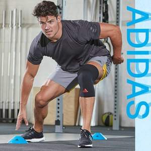 Adidas 阿迪达斯 3D针织透气运动护膝 单只装