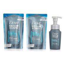 Dove 多芬 男士潔凈溫和潔面乳 瓶裝130ml+替換裝110ml*2袋
