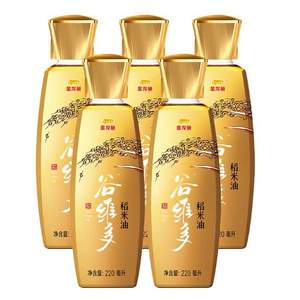 金龙鱼 15000PPM特级稻米油 220ml*5瓶