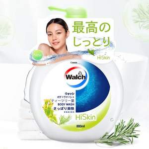 日本进口，Walch 威露士 Hi skin 沐浴露（茶树叶）800ml