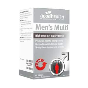 新西兰进口，Good Health 好健康 男性复合维生素矿物质营养片60片*2件