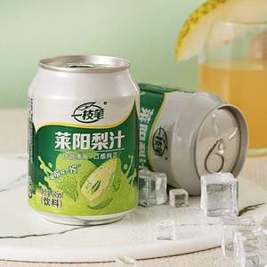 CCTV星光大道指定饮品，一枝笔 莱阳梨汁310ml*6罐