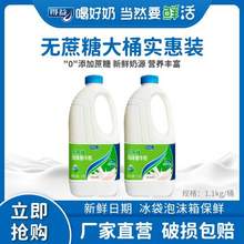上合青岛峰会指定用奶 得益 无蔗糖大桶酸奶 1.1kg*2瓶