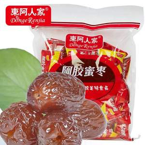 东阿人家 阿胶蜜枣 1000g 