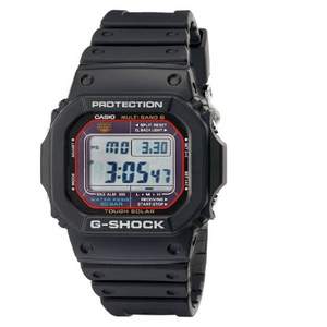 Casio 卡西歐 GWM5610-1 經(jīng)典紅圈 六局太陽能電波表 