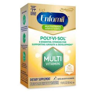 Mead Johnson 美赞臣 Enfamil 铂睿 Poly-Vi-Sol 婴儿复合维生素滴剂50ML