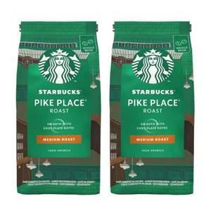 Starbucks 星巴克 Pike Place 中度烘焙研磨咖啡豆 200g*2袋