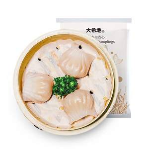 大希地 广式 水晶虾饺皇 300g*4袋 （共48只）