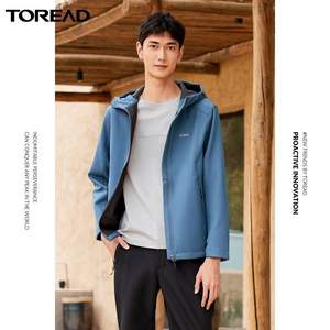 Toread 探路者 城市戶外系列 情侶款透氣防風(fēng)軟殼外套