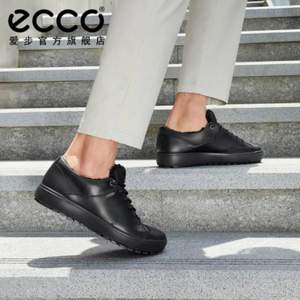 2021年秋季新款，ECCO 爱步 soft7柔酷7号 男士保暖Gore-Tex®防水板鞋 450224