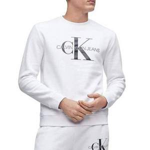 XL码，Calvin Klein 卡尔文·克莱恩 Monogram Logo 男士印花圆领卫衣