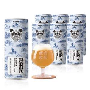 熊貓精釀 好時(shí)光皮爾森精釀啤酒330ml*6罐