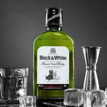 PLUS会员，Black&White 黑白狗苏格兰威士忌 200ml*4件