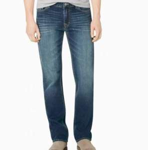 Calvin Klein Jeans 男士直筒修身水洗牛仔裤