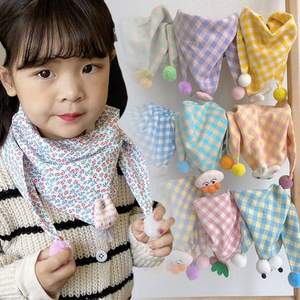 小心肝 儿童韩版棉质三角围巾（6个月~5岁）多款