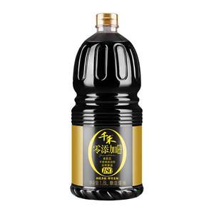 千禾 零添加醬油御藏本釀180天特級(jí)生抽 1.8L*2件