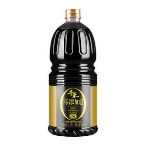 千禾 零添加酱油御藏本酿180天特级生抽 1.8L*2件