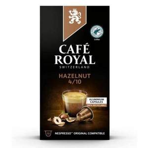 兼容Nespresso咖啡机，Café Royal 芮耀 榛子风味胶囊咖啡 10粒*10盒