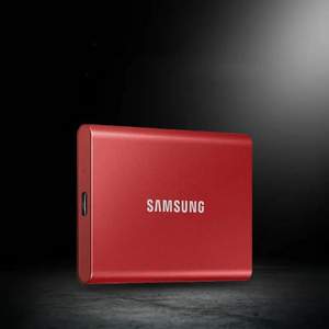 销量第一，Samsung 三星 T7 便携式固态硬盘2TB MU-PC2T0R/WW
