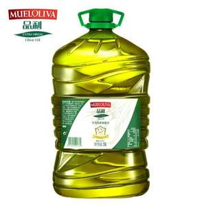 酸度≤0.5%，MUELOLIVA 品利 西班牙原装进口 特级初榨橄榄油 5L