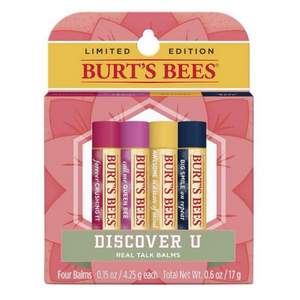 100%纯天然，Burt's Bees 小蜜蜂 经典护唇膏 4.25g*4支