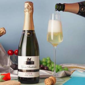 西班牙原瓶進口 Berberana 貝拉那 CAVA 卡瓦起泡干白葡萄酒 750mL*2件