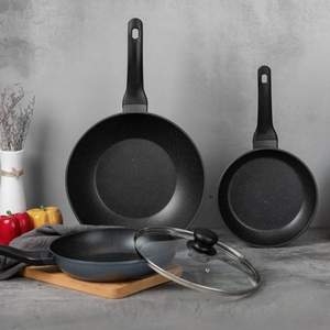CorningWare 康寧 星耀系列 麥飯石色不粘煎鍋20cm 無蓋