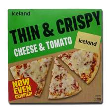 德国进口，Iceland 埃丝蓝 薄脆蔬菜披萨365g*2盒