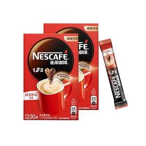 Nestle 雀巢 1+2醇香原味咖啡 100条*2盒装 