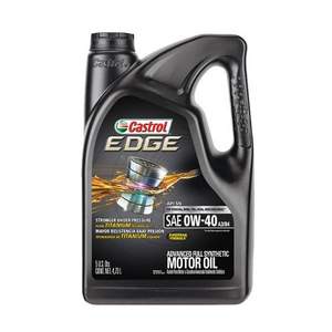 Castrol 嘉实多 EDGE 极护 0W-40 A3/B4 SN 全合成机油 5Qt*2件