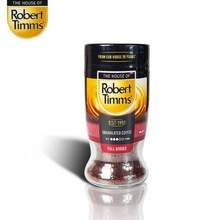 澳洲69年咖啡领导品牌，Robert timms 罗伯特·蒂姆斯 深度烘焙冻干速溶咖啡粉100g*2瓶 赠胖胖杯+咖啡5条