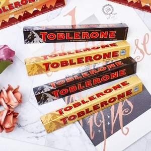 原装进口，Toblerone 瑞士三角 巧克力 100g*4盒 赠巧克力硅胶模具