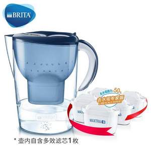 PLUS会员，BRITA 碧然德 海洋系列 Marella 3.5L净水壶+专家版滤芯 1壶6芯