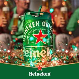 88VIP会员，荷兰原装进口 Heineken 喜力啤酒 铁金刚 5L桶装 