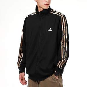Adidas 阿迪達(dá)斯 男款立領(lǐng)休閑夾克運(yùn)動服 H48437
