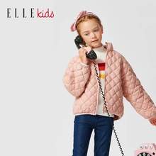 ELLE Kids 2021秋冬新款女童短款羽绒服外套（110~160码）多色