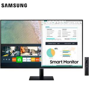 0点开始，Samsung 三星 S32AM700PC 32英寸显示器