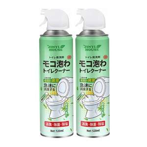 錦怡 馬桶泡泡清潔劑/清潔慕斯520mL*2瓶裝