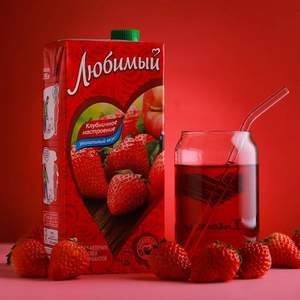 俄罗斯进口，优素 喜爱 果缤纷复合果汁 多口味 950mL