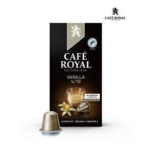 瑞士皇室专享品牌，Cafe Royal 芮耀 香草风味胶囊咖啡10粒*10盒