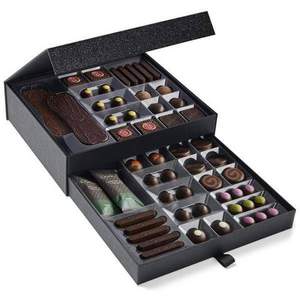 英国高端巧克力品牌，Hotel Chocolat 黑巧克力礼盒540g