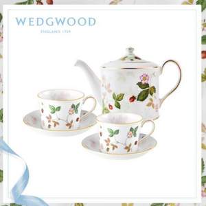 Wedgwood 玮致活 骨瓷 野草莓茶杯碟组 200ml 