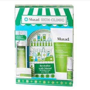 Murad 慕拉 視黃醇青春修護(hù)精華套盒?(精華30ml+潔面200ml+眼精華5ml+晚霜15ml)