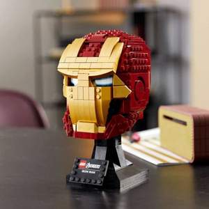 LEGO 乐高 超级英雄系列 76165 钢铁侠头盔