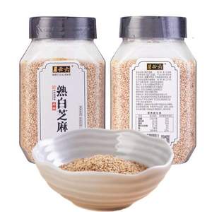 中華老字號，六必居 高鈣熟白芝麻 210g*2瓶