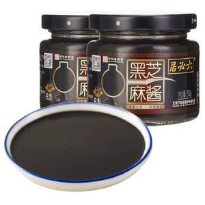 中華老字號(hào)，六必居 高鈣黑芝麻醬 150g*2瓶