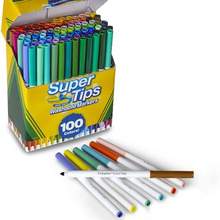 Crayola 绘儿乐 Super Tips 可水洗水彩笔套装 100支